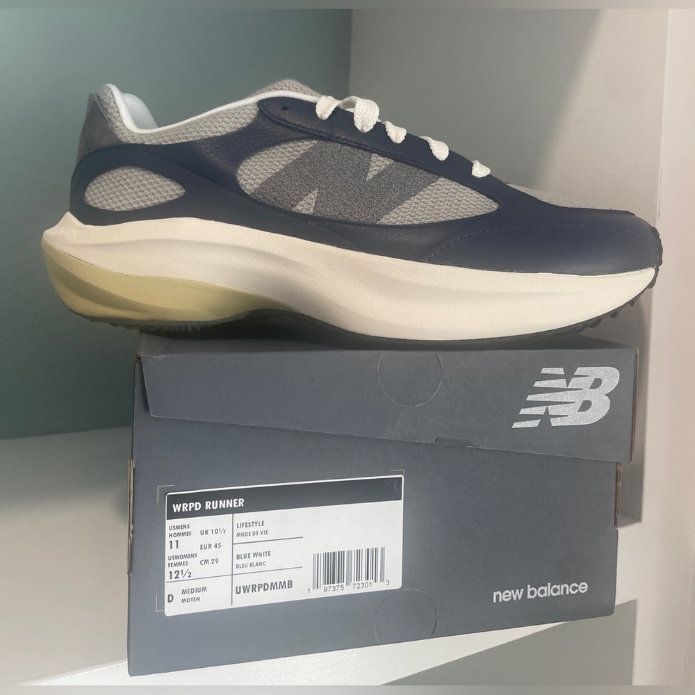 New Balance WRPD Runner Sneaker Shoes NWT New Navy Grey Sea Salt - Picture 7 of 13
